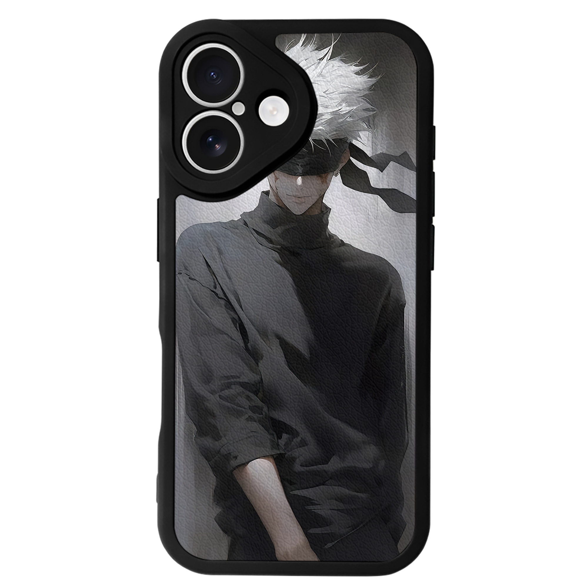 （画像用） 呪術廻戦 Jujutsu Kaisen 【iPhone 16シリーズ対応】シリコンスマホケース（レザー調） 材質：シリコン